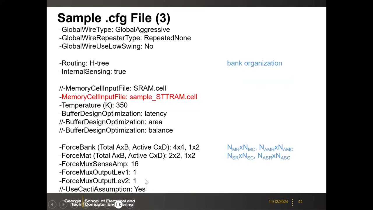 sample_STTRAM.cell:单元参数全表(57.5F²、6k/12kΩ、电流感测、1T1R 等)