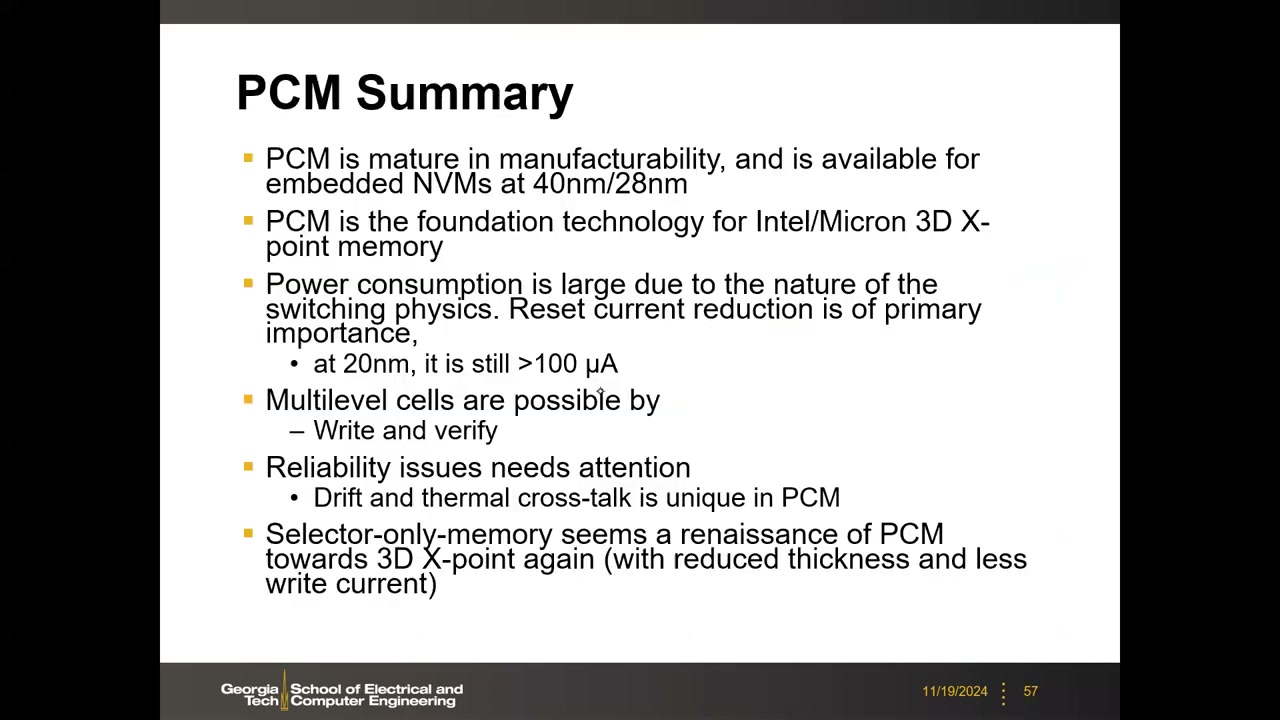 PCM Summary 本讲总结页